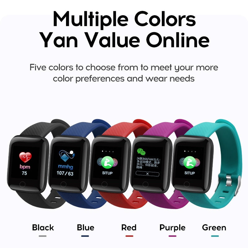 Smart watch À Prova D 'Água, Monitor De Freqüência Cardíaca, Relógio Esporte Para Android IOS
