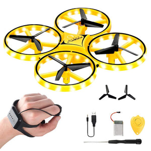 Mini Drone para Crianças, 2.4G Gravidade Sensor com Infravermelho para Evitar Obstáculo, Controle de Mão, Jogue para Voar