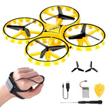 Mini Drone para Crianças, 2.4G Gravidade Sensor com Infravermelho para Evitar Obstáculo, Controle de Mão, Jogue para Voar