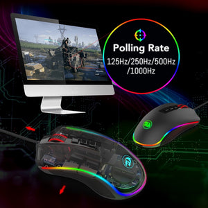 Mouse Gamer Redragon Cobra Chroma M711 RGB, 10000 DPI, 7 Botões Programáveis, Black